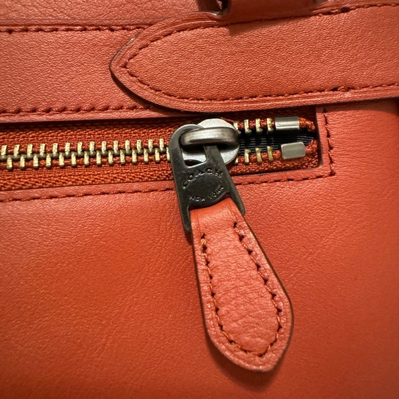 NWT Coach Hudson Messenger Bag Natural Leather - Picture 11 of 13